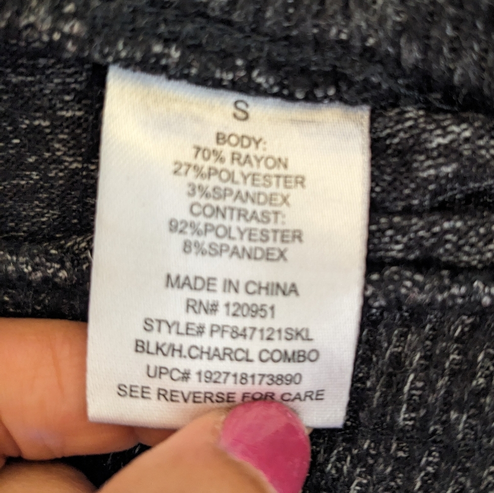 5/$25 PINK REPUBLICAN Dark Charcoal Gray Sweatpants Size Small - Picture 6 of 7
